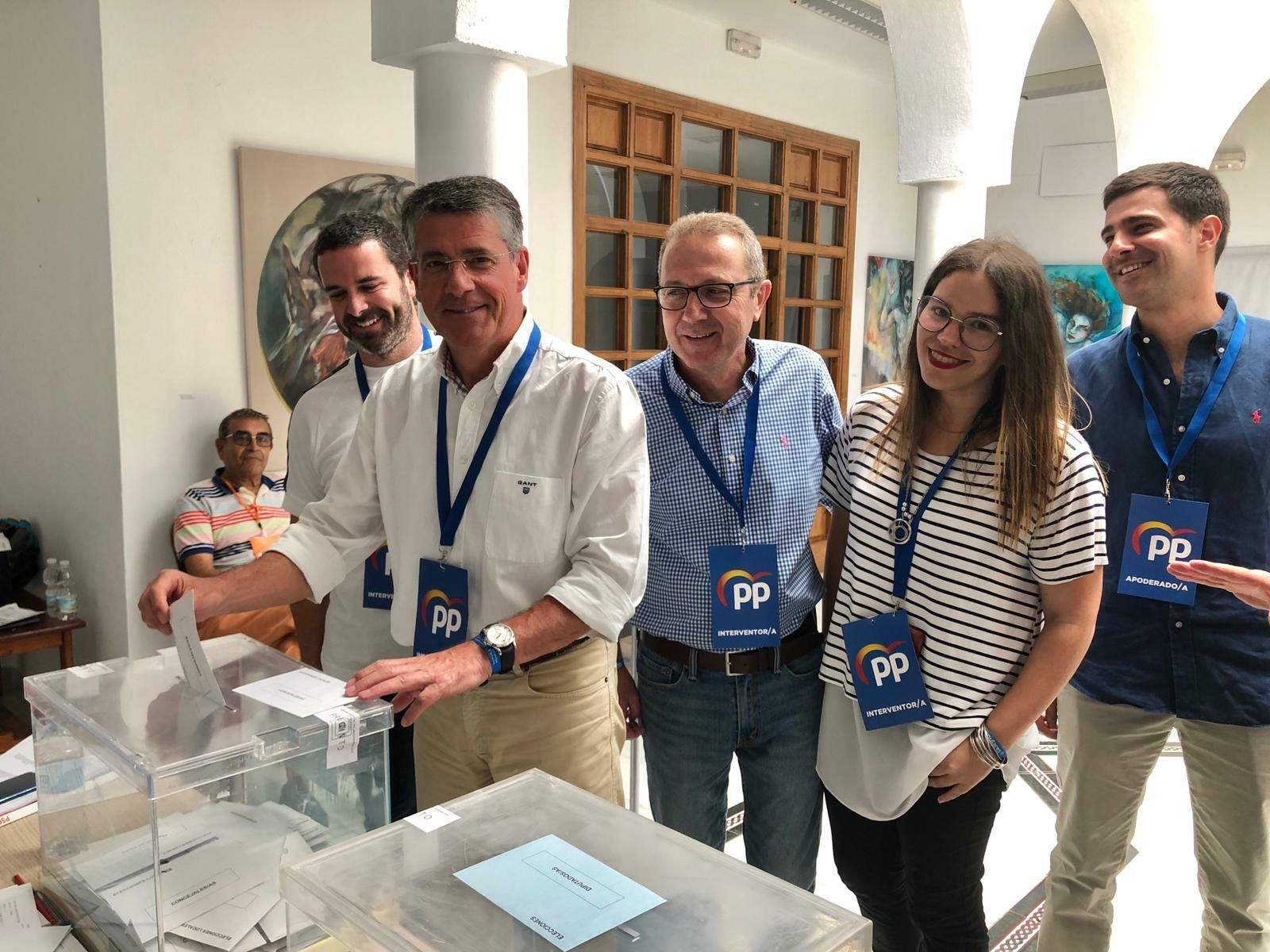 Armijo este domingo votando en Nerja.