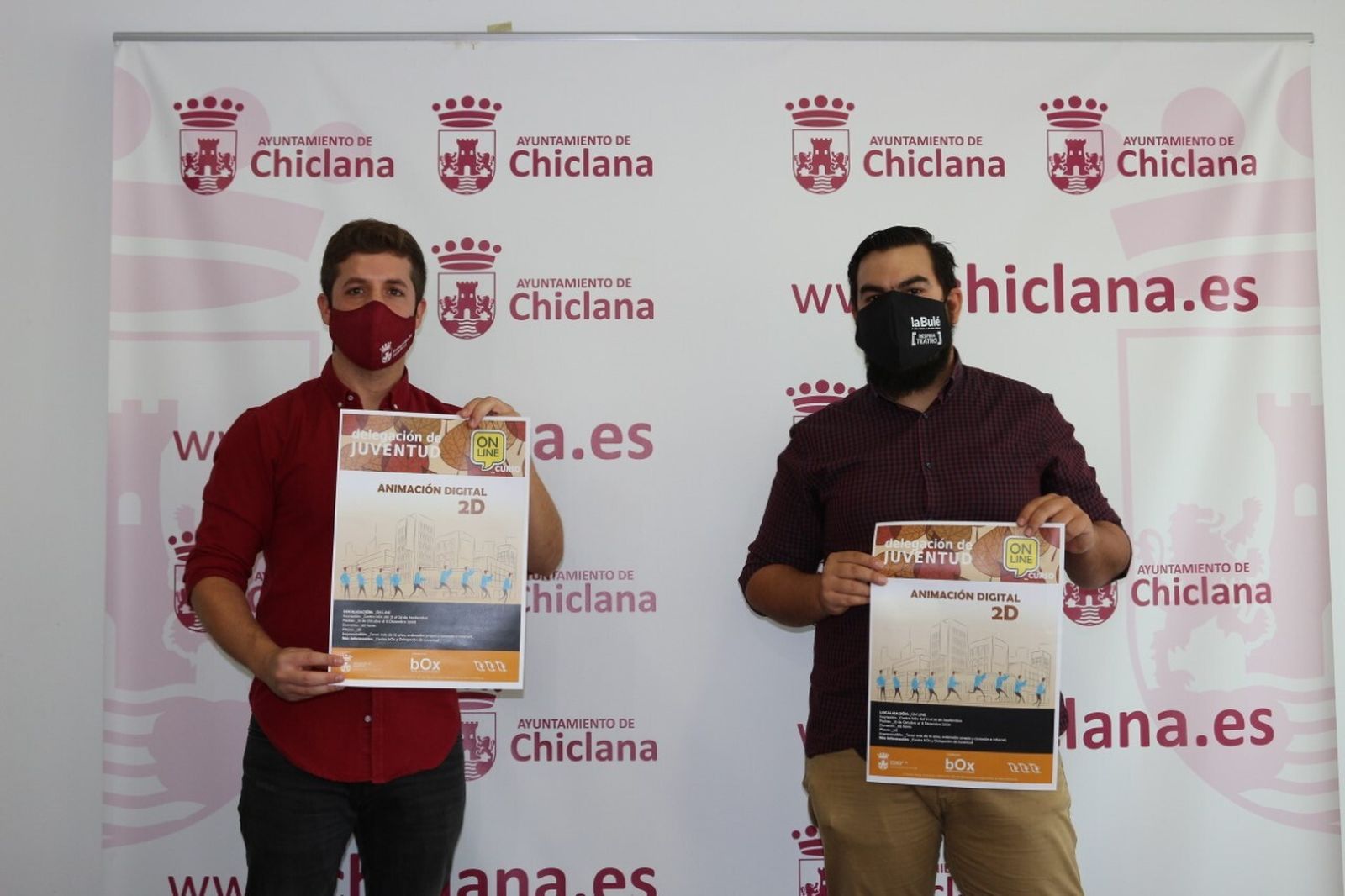 El edil José Alberto Cruz junto a José María Rosado en la presentación de la acción formativa.