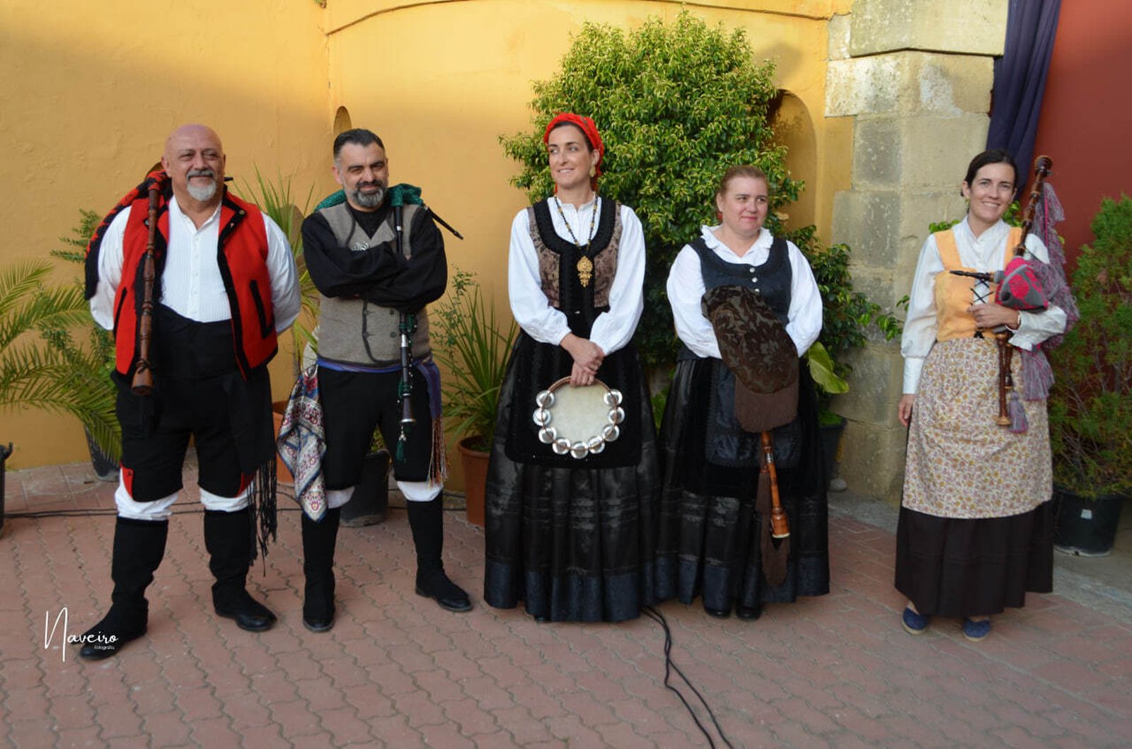 Una imagen de la inauguración de la  Casa de Galicia  en El Puerto.