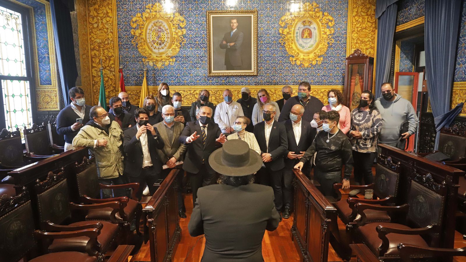 Fotos de la imposición de la insignia de Algeciras a El Lolo