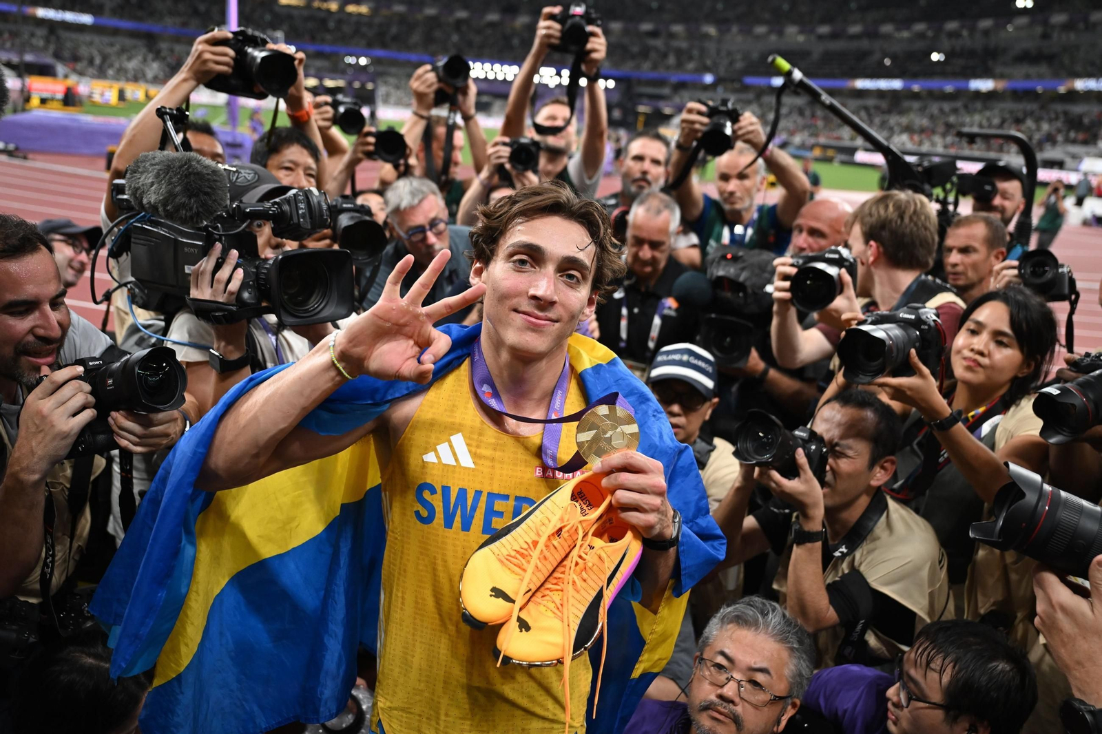 Las fotos del récord mundial de Duplantis y del resto de la jornada