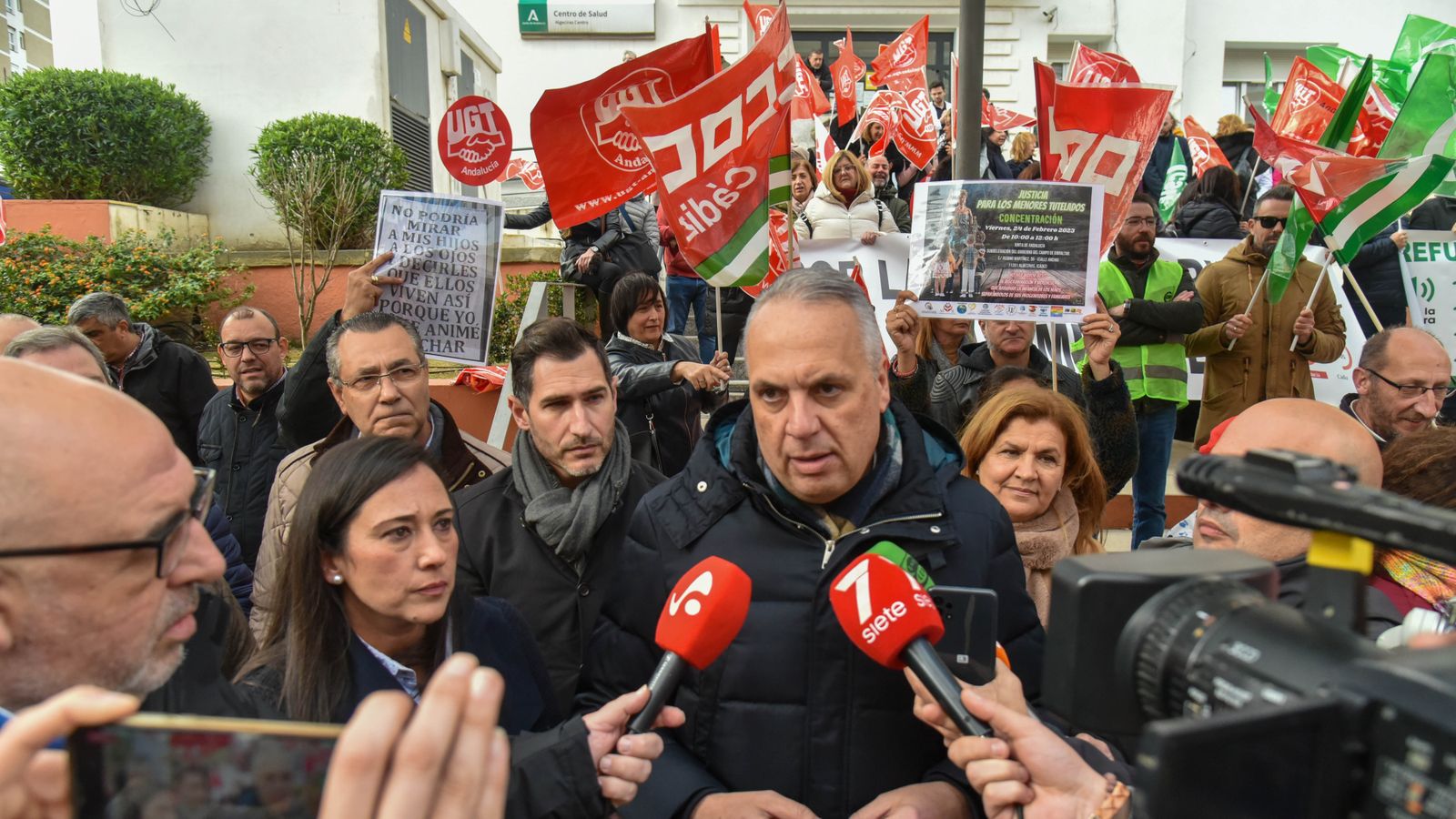 Concentración por la Sanidad en Algeciras