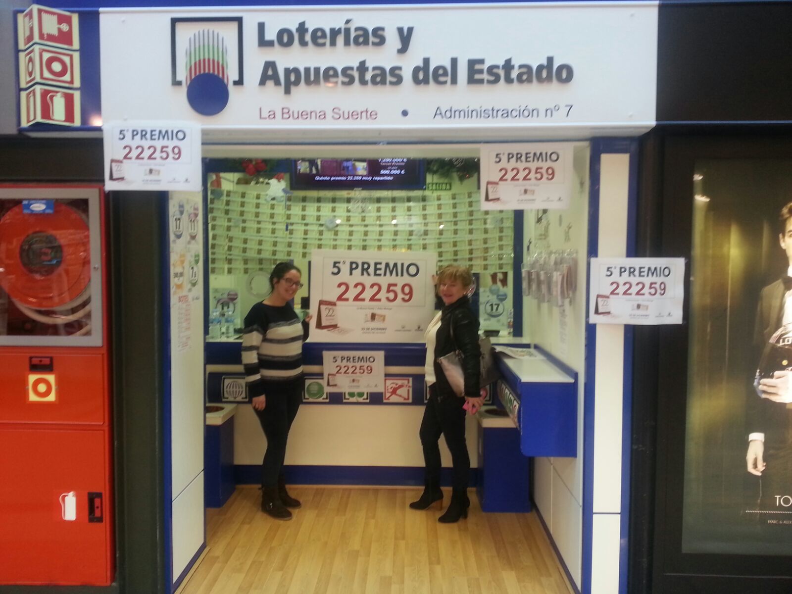 Los premiados en la Lotería de Navidad en Málaga