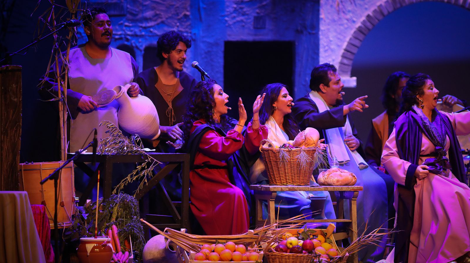 Un Belén muy flamenco en el Villamarta