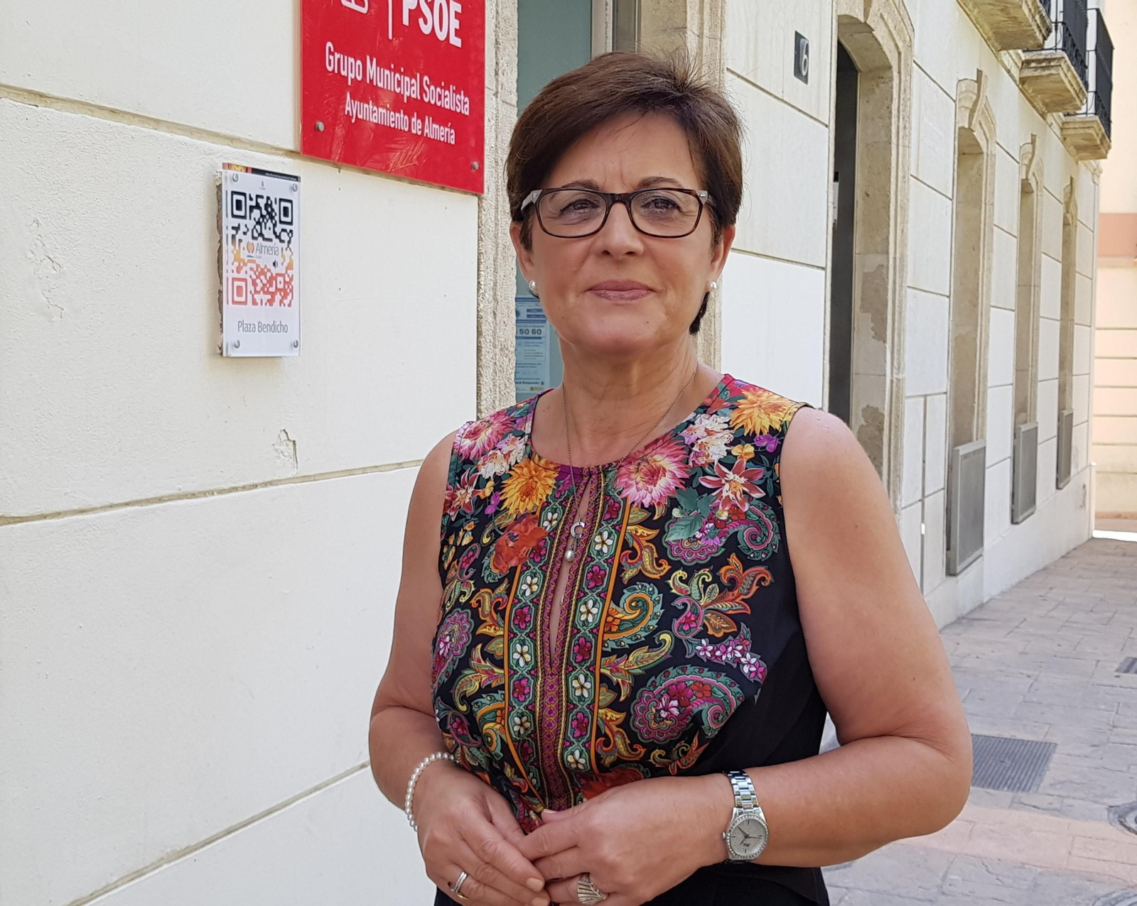 Adriana Valverde, portavoz del PSOE en el Ayuntamiento de Almería