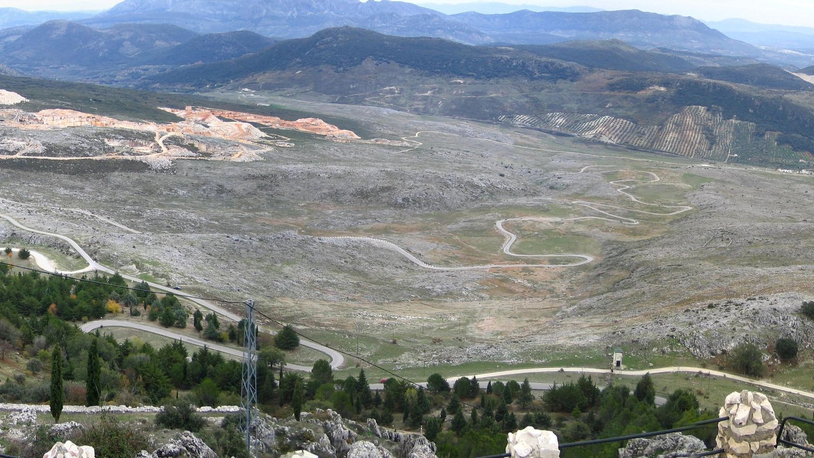 Vistas desde la ermita de la Virgen de la Sierra.