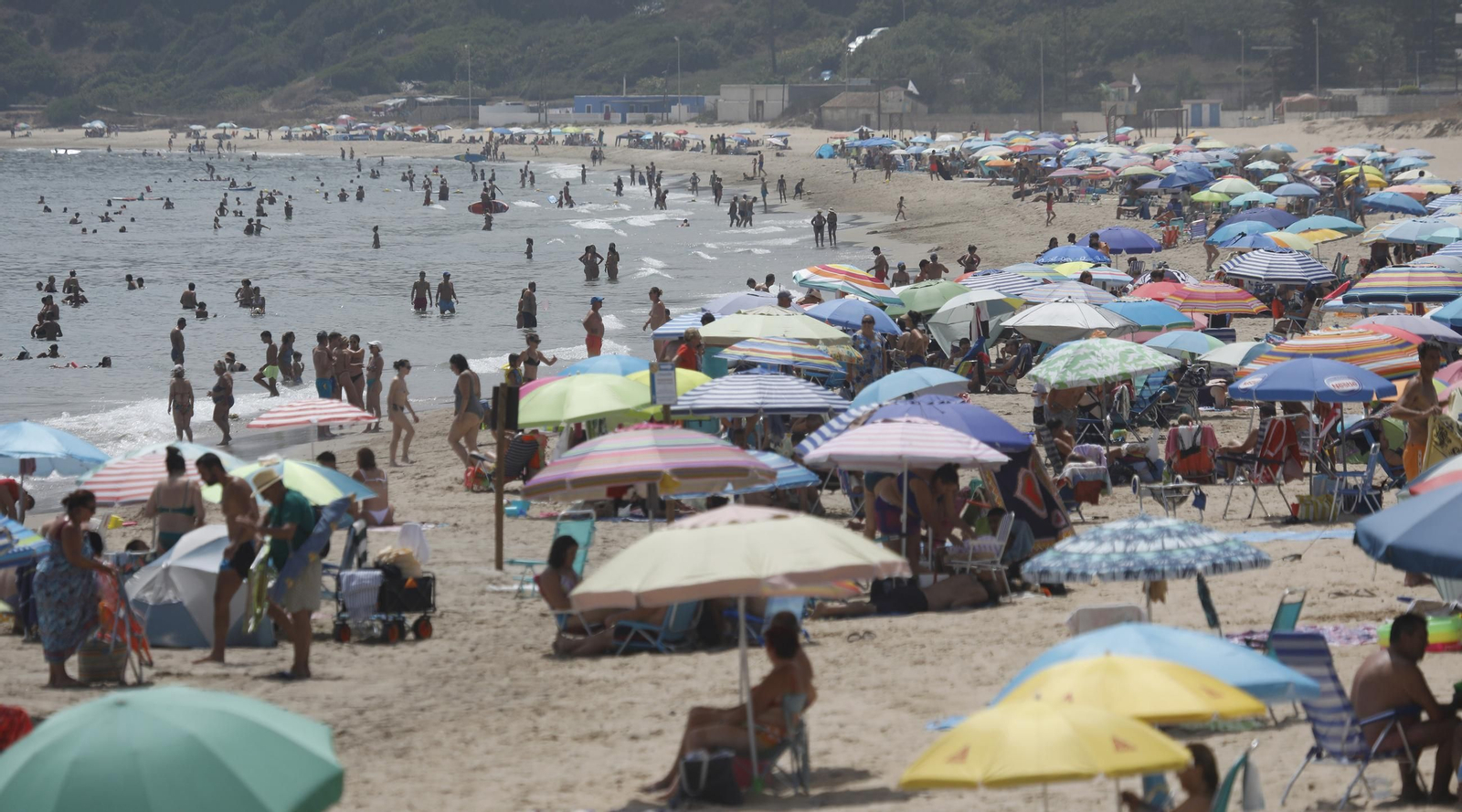 Fotos de un sábado en la playa de Getares de Algeciras
