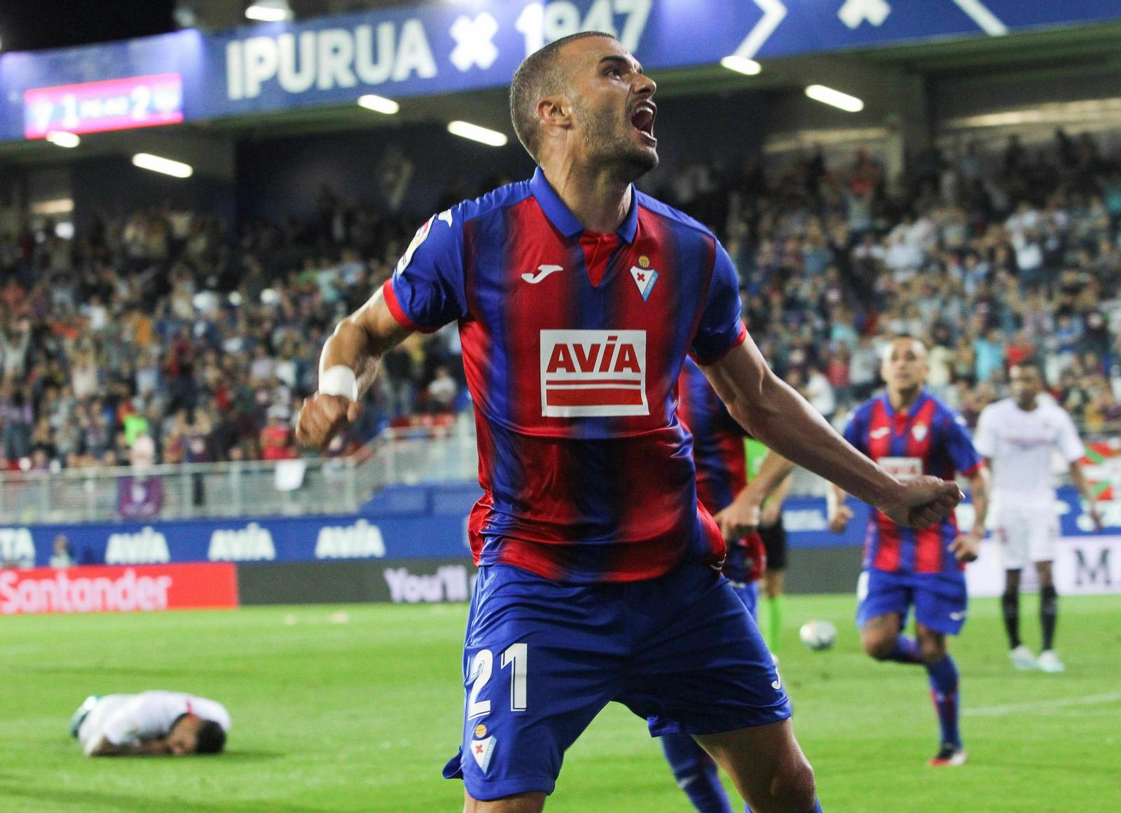 El Eibar-Sevilla FC, en imágenes