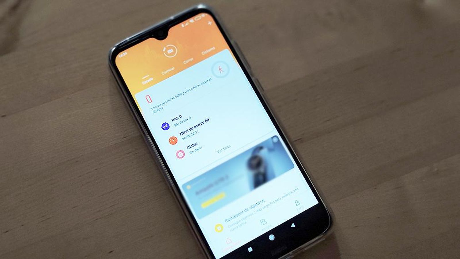 Aplicación Mi Fit de Xiaomi