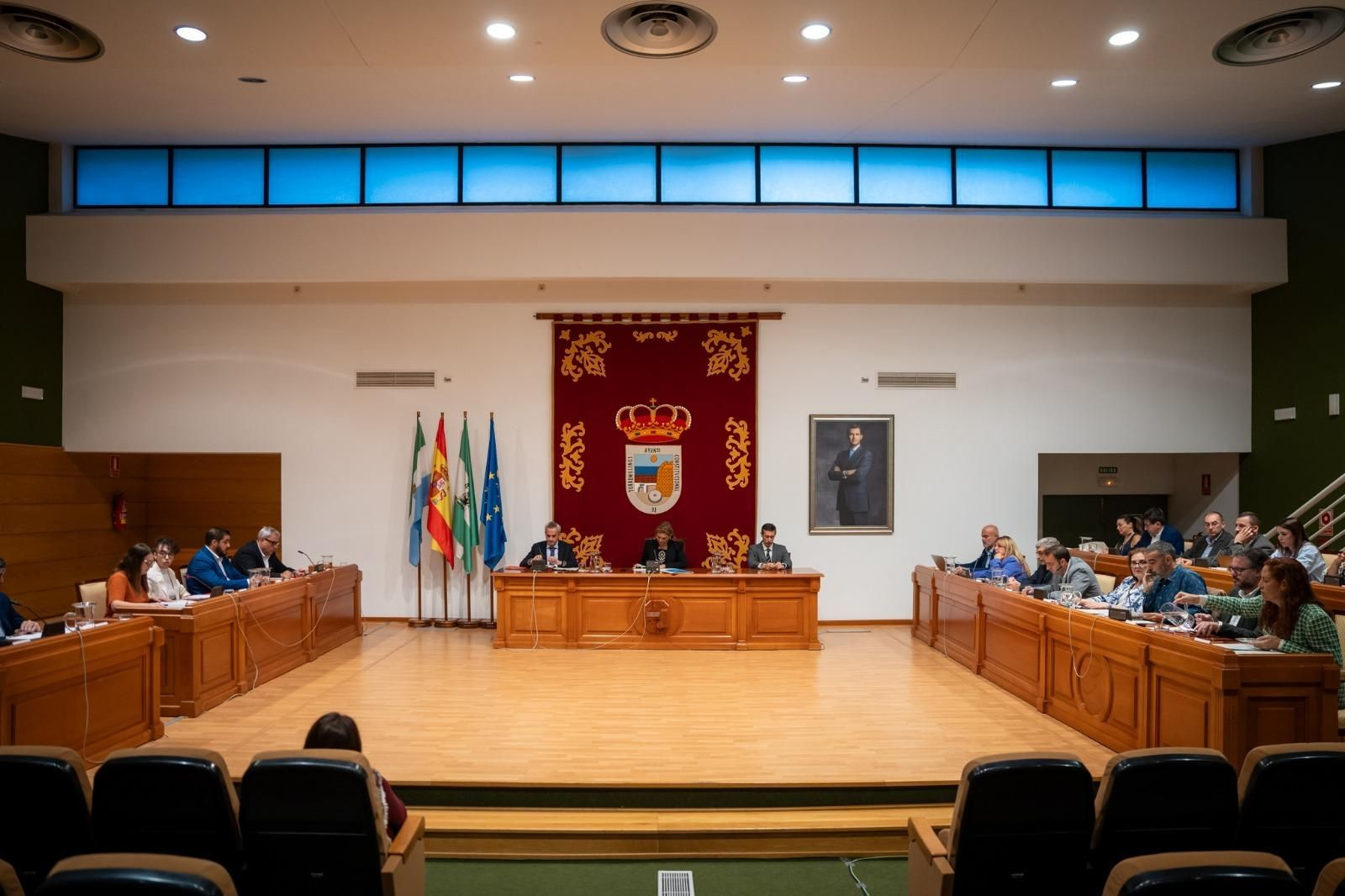 El Pleno celebrado este viernes en Torremolinos. El Pleno celebrado este viernes en Torremolinos.