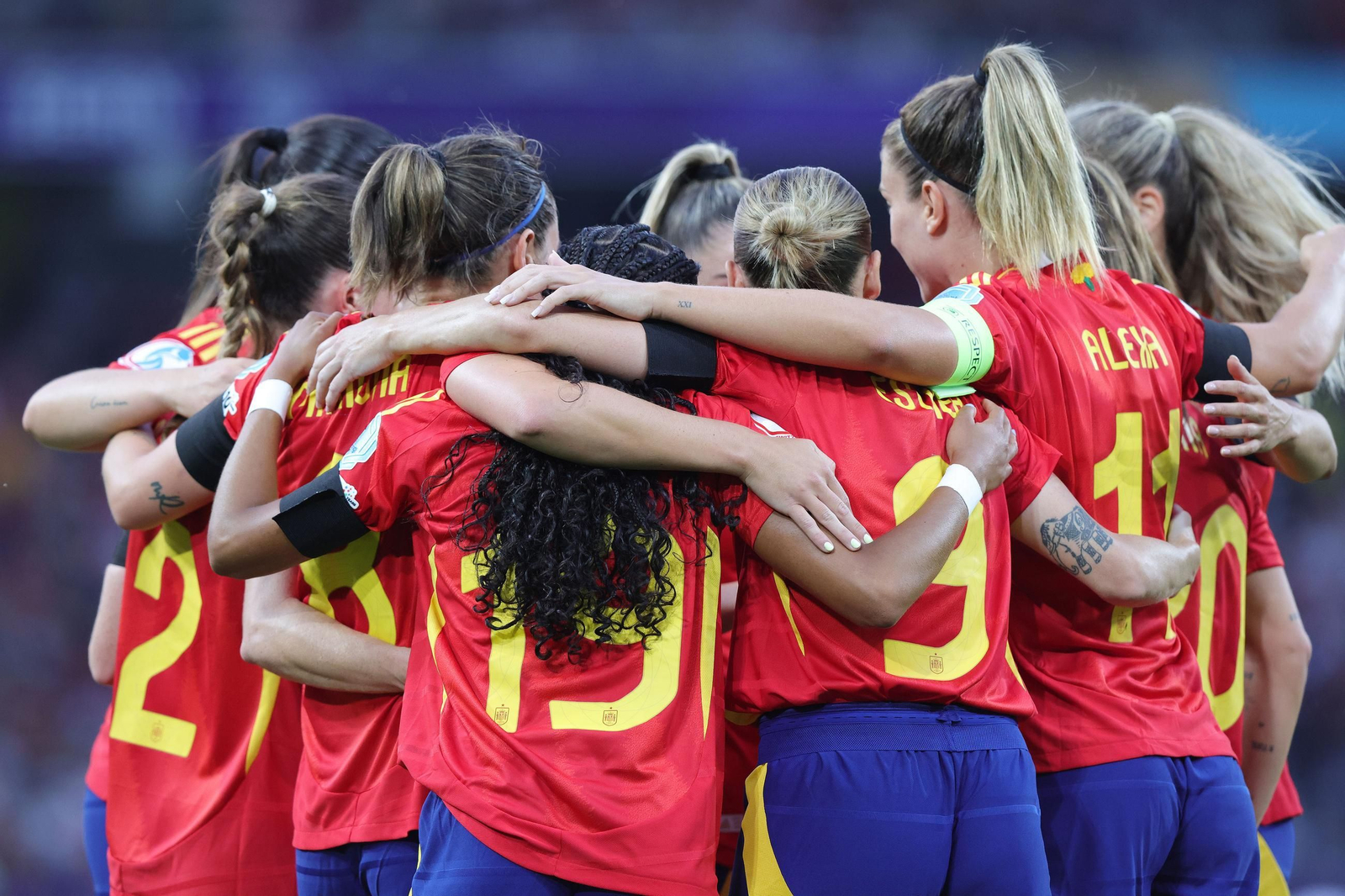 Las fotos del España-Portugal en la Eurocopa femenina