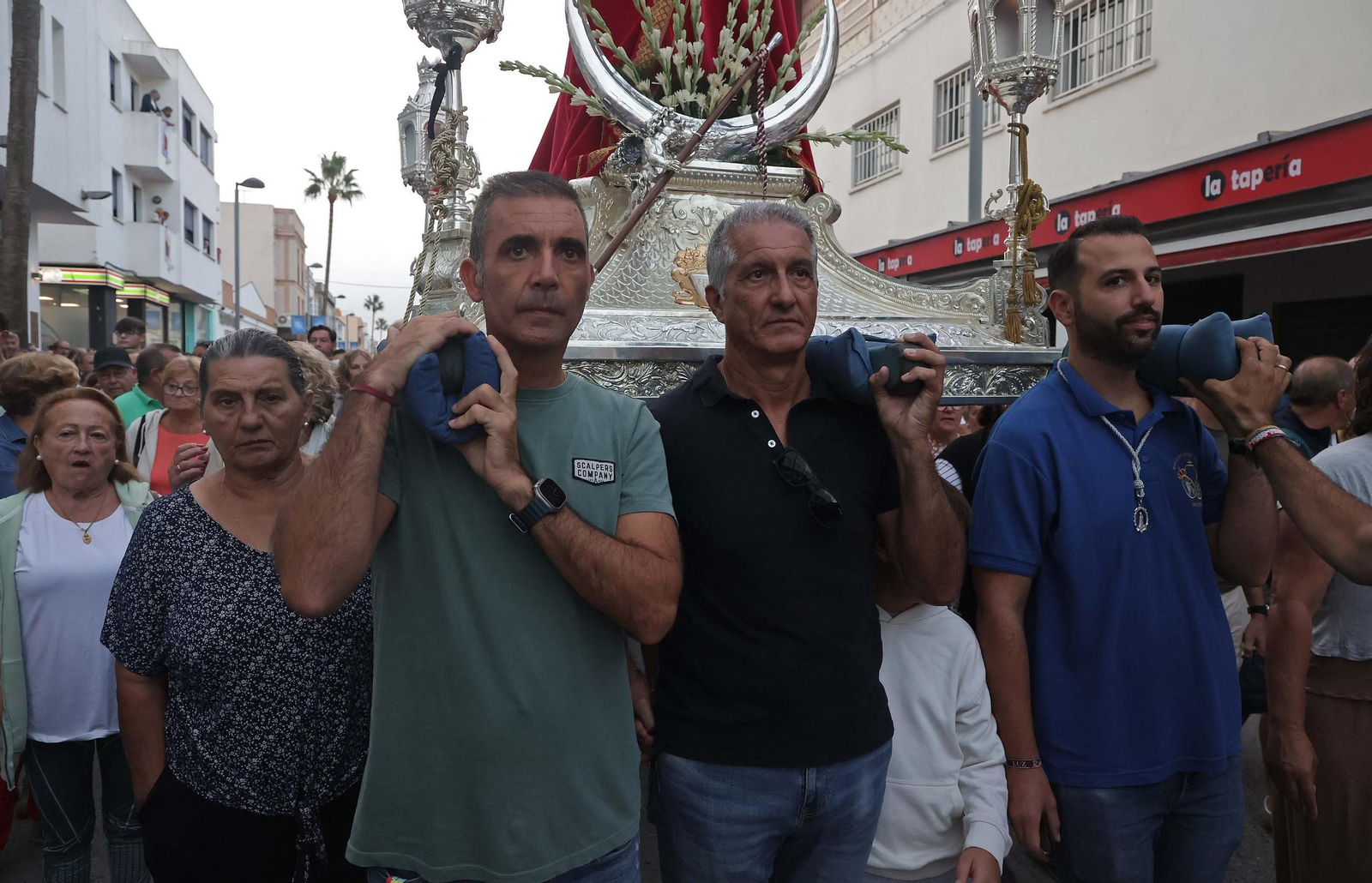 Fotos del regreso de la Virgen de la Luz a su santuario en Tarifa