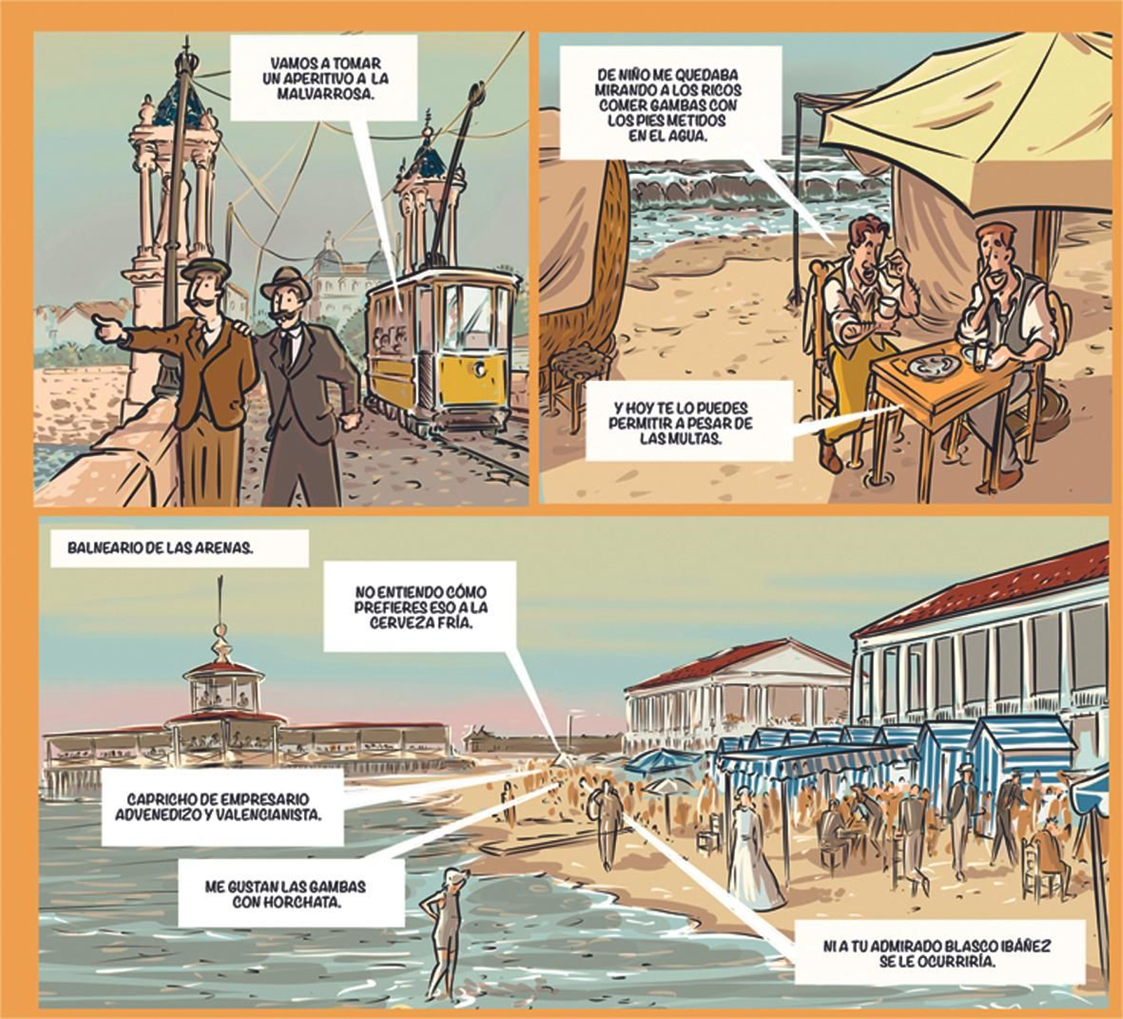 Este cómic refleja la vida cotidiana de Carceller.