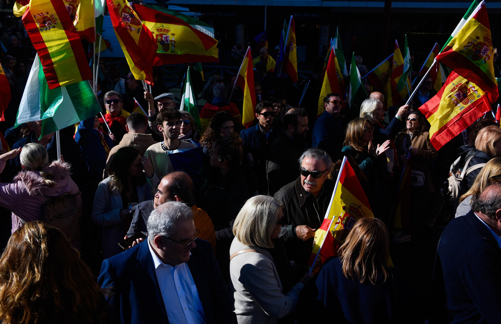 Concentración en Sevilla contra la amnistía y en defensa de Andalucía