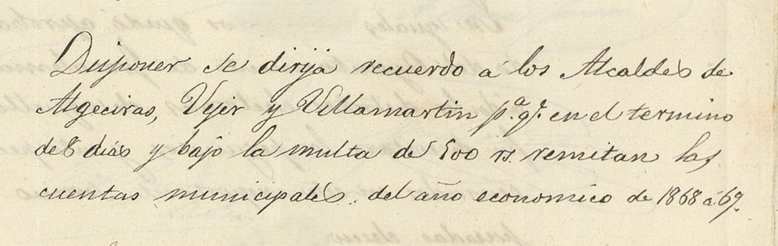 El Ayuntamiento algecireño es apercibido de multa.
