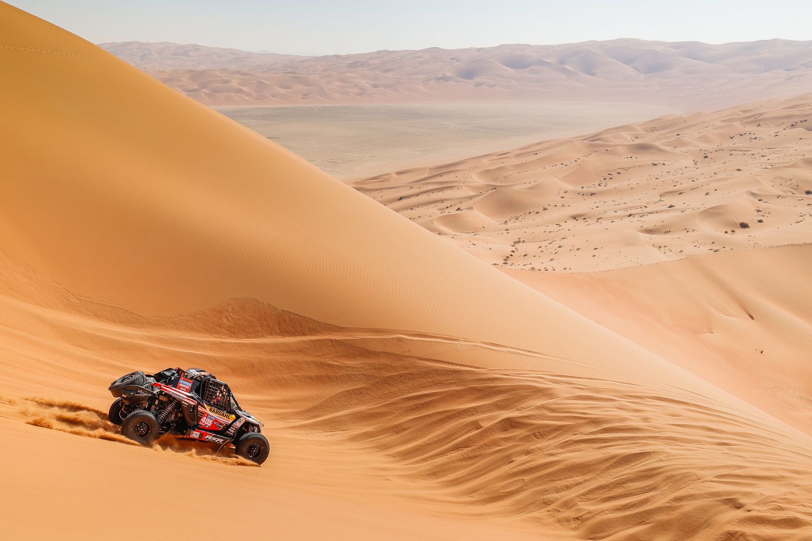 Las mejores fotos del Dakar por las dunas