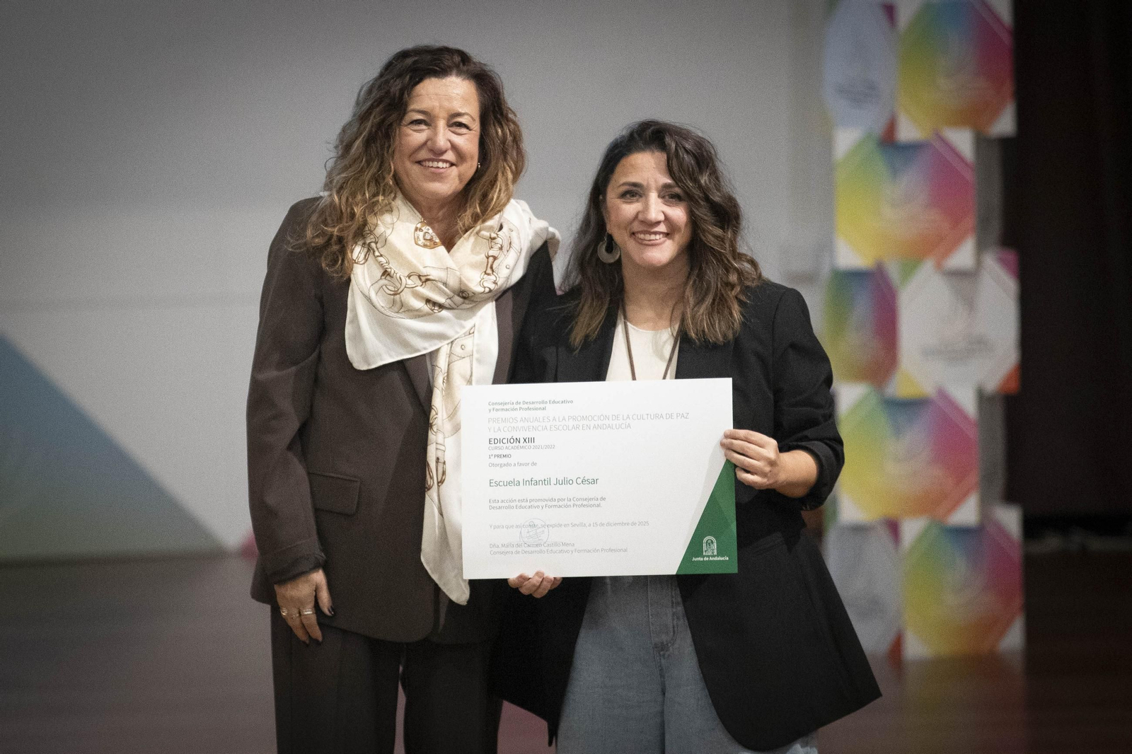 Fotos: los Premios a la Promoción de la Cultura de Paz y la Convivencia Escolar en Granada