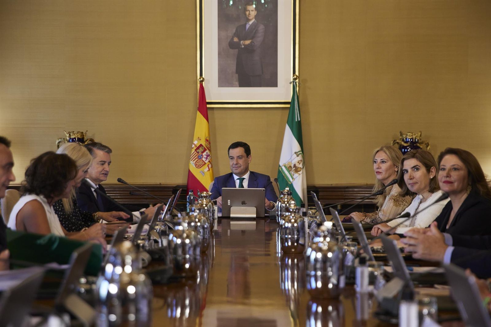 Primera reunión del nuevo Consejo de Gobierno de la Junta de Andalucía