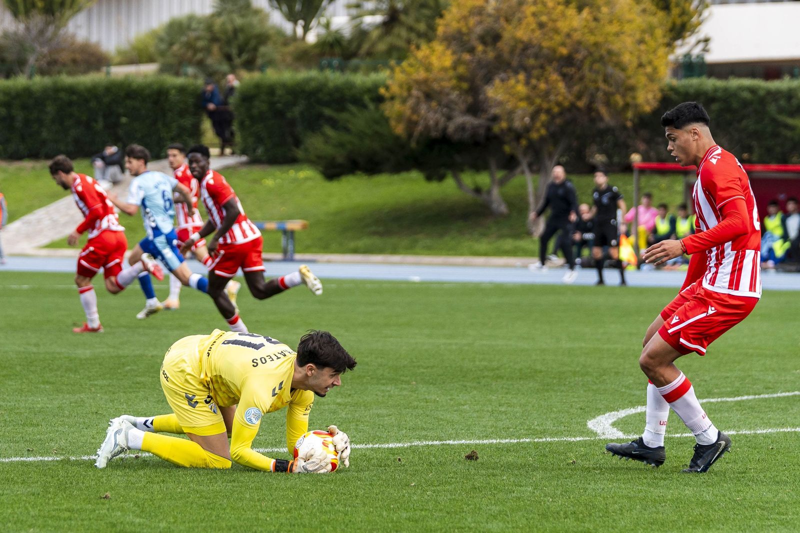 Las imágenes del Almería B y Atlético Malagueño en el Anexo de los Juegos Mediterráneos