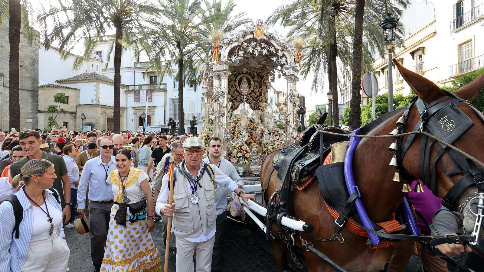 Así fue la salida de la Hdad del Rocío de Jerez