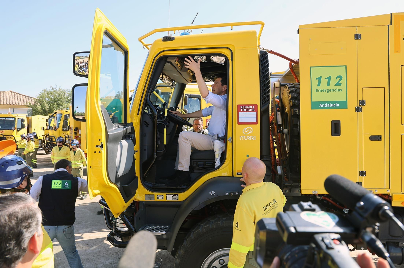 Imágenes de la presentación del Plan Infoca 2024 de prevención de incendios forestales