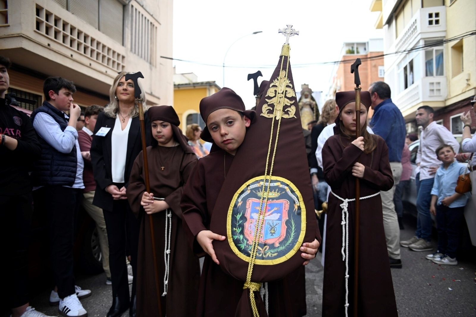 La procesión infantil del colegio Franciscanos de Córdoba, en imágenes