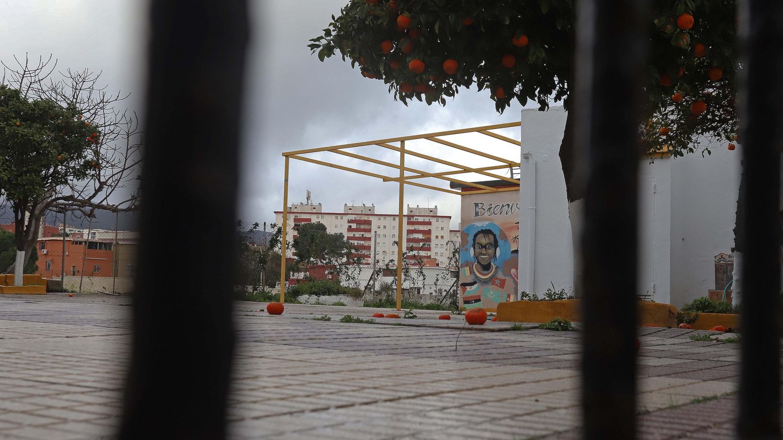 La casa de acogida la Esperanza, cerrada este miércoles.