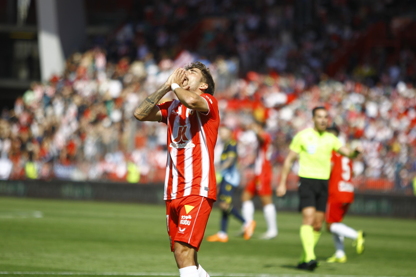 Imágenes del partido de la Liga Santander U.D. Almería-Cádiz C.F.