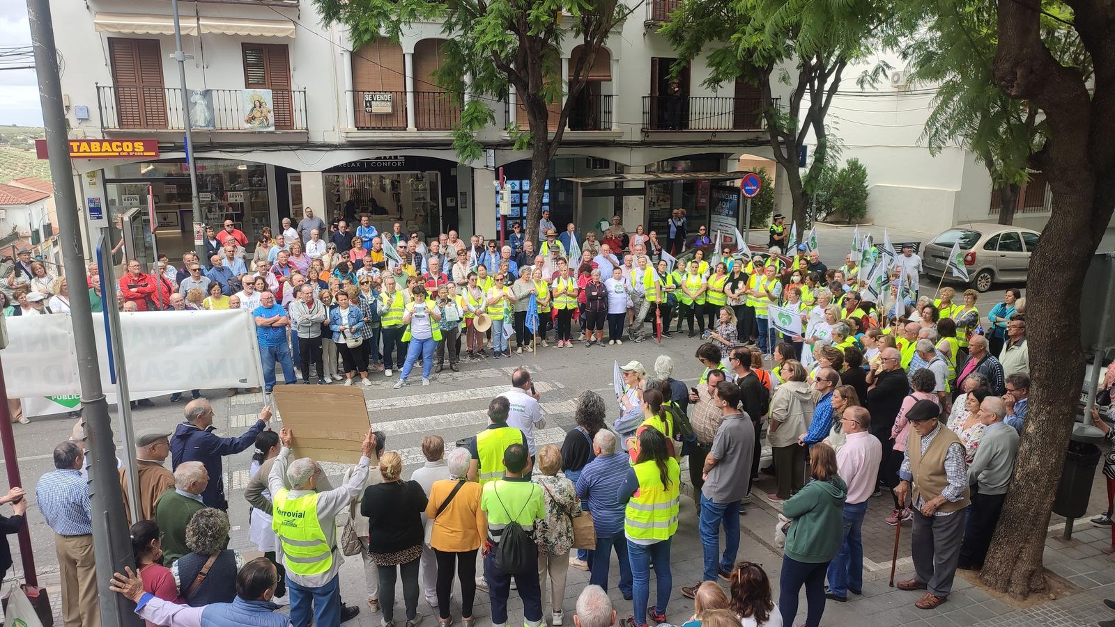 La marcha por la sanidad pública, en Montilla.