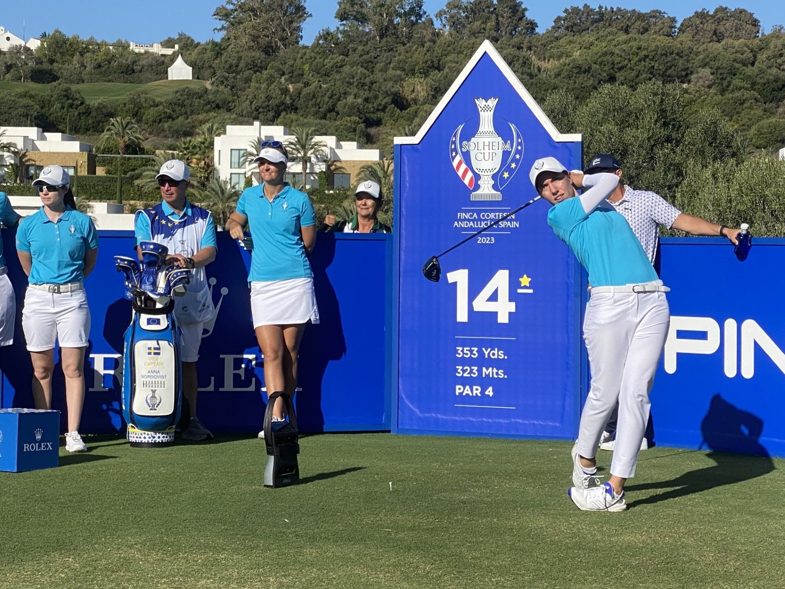 Carlota Ciganda, en acción en Finca Cortesín.