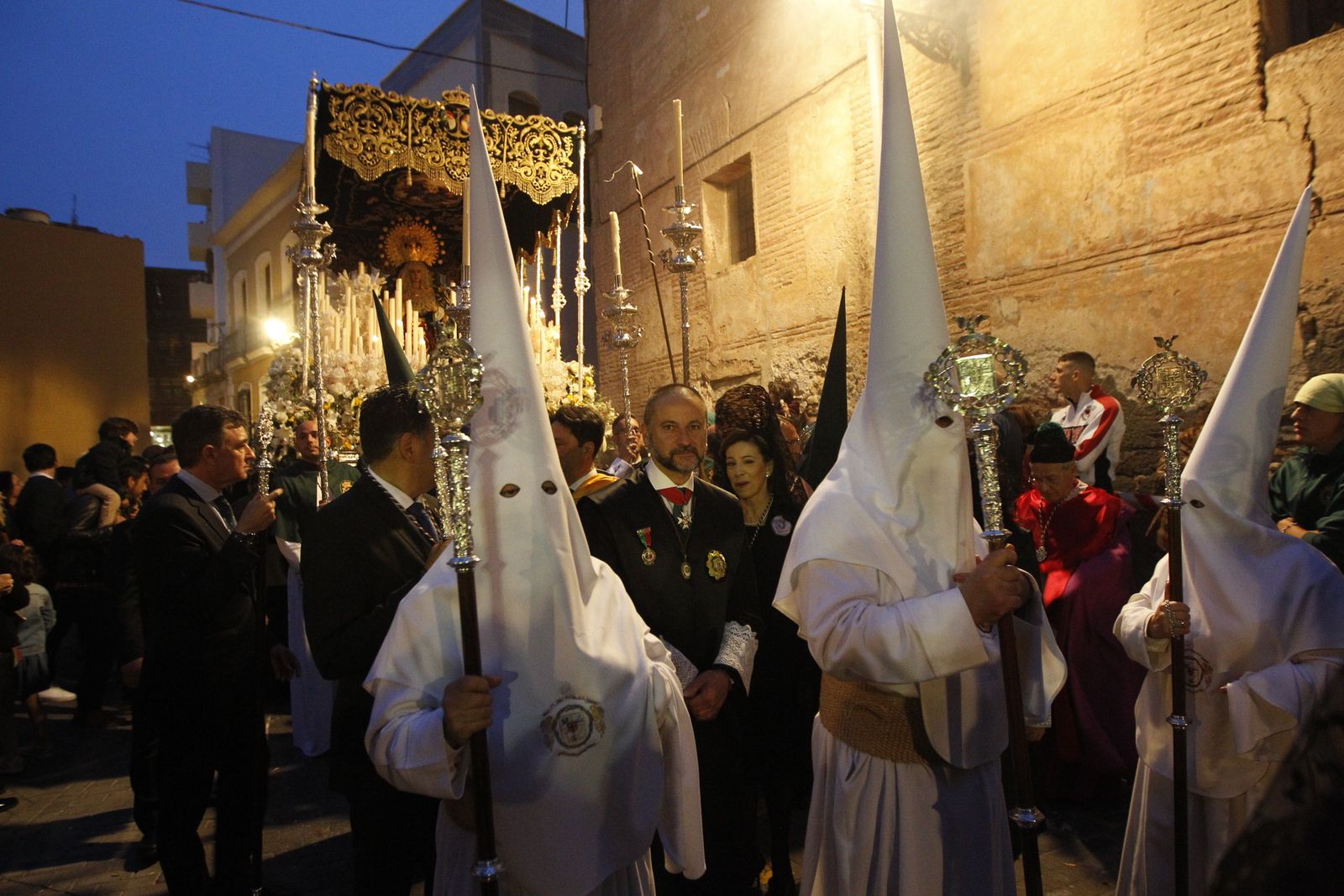 Imágenes de la Procesión de Estudiantes. Semana Santa Almería 2019