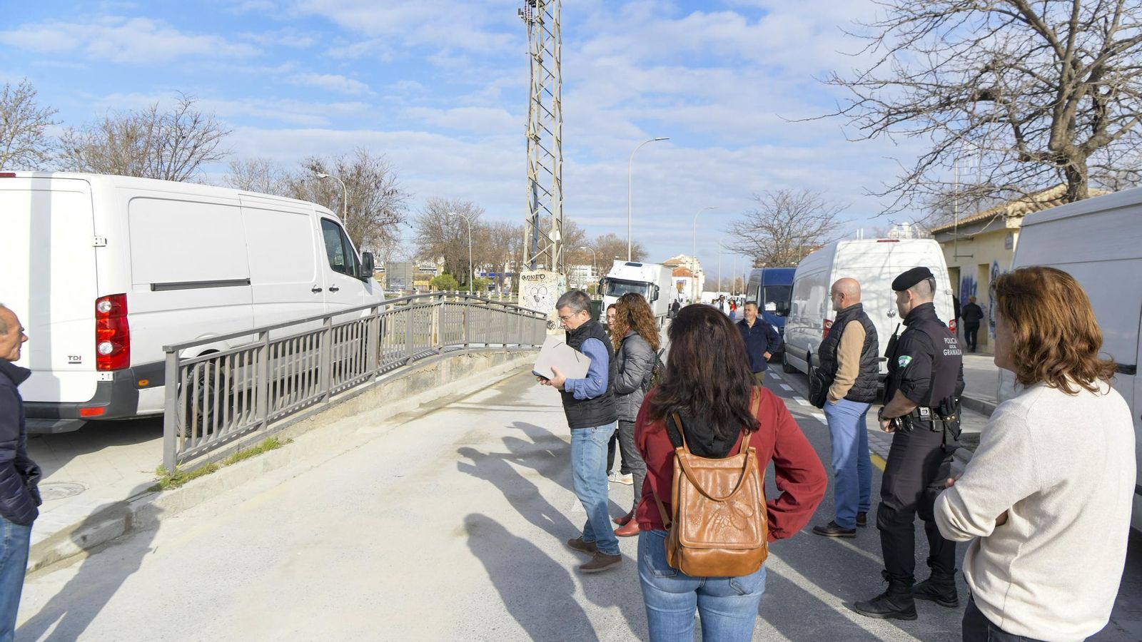 Personal de Ocupación de Vía Pública fue tomando nota de todos los problemas detectados.