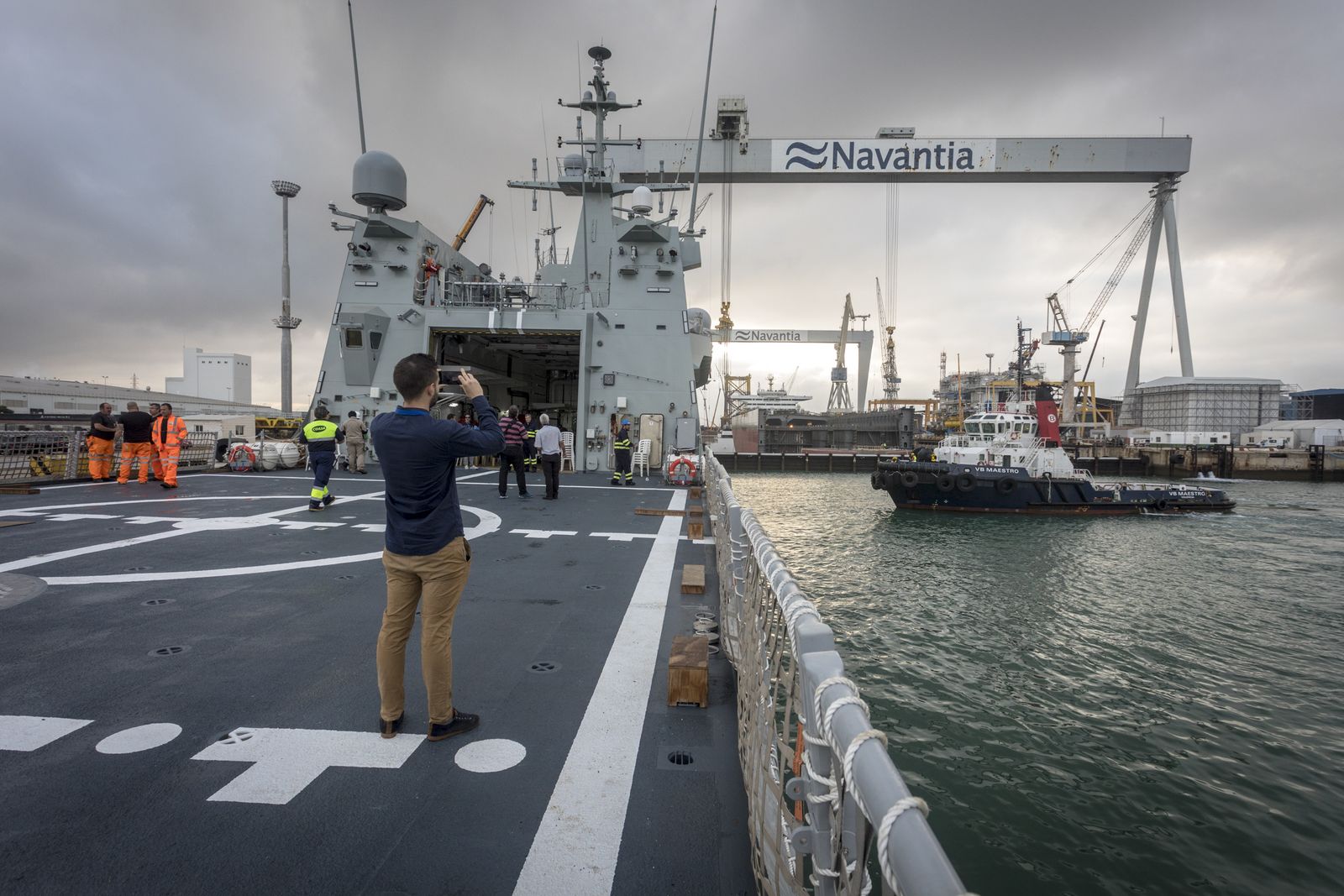 Imágenes de la prueba de mar del 'Audaz'