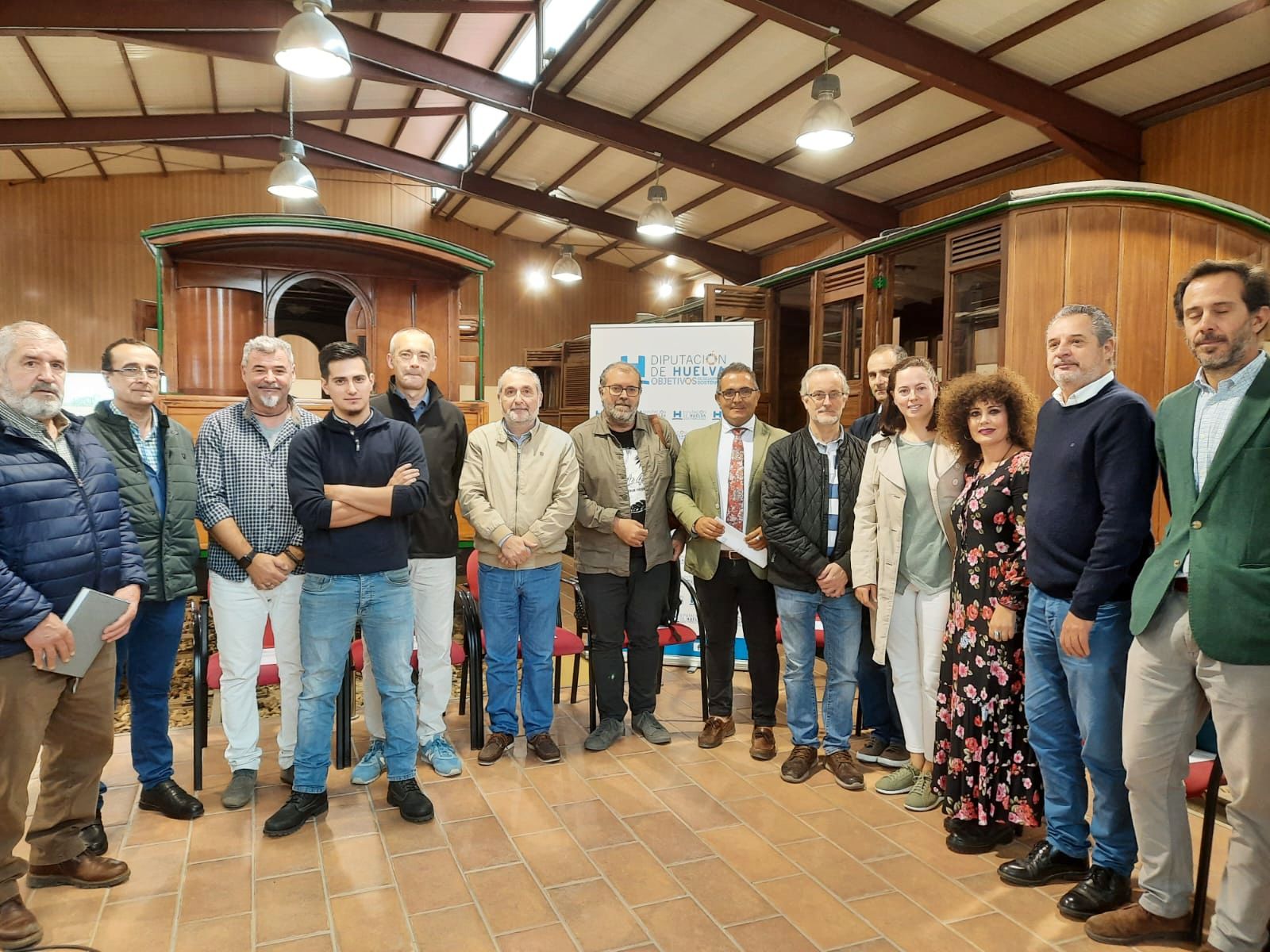 Diputación impulsa la creación del tren turístico del Andévalo con la transformación de la línea de Tharsis