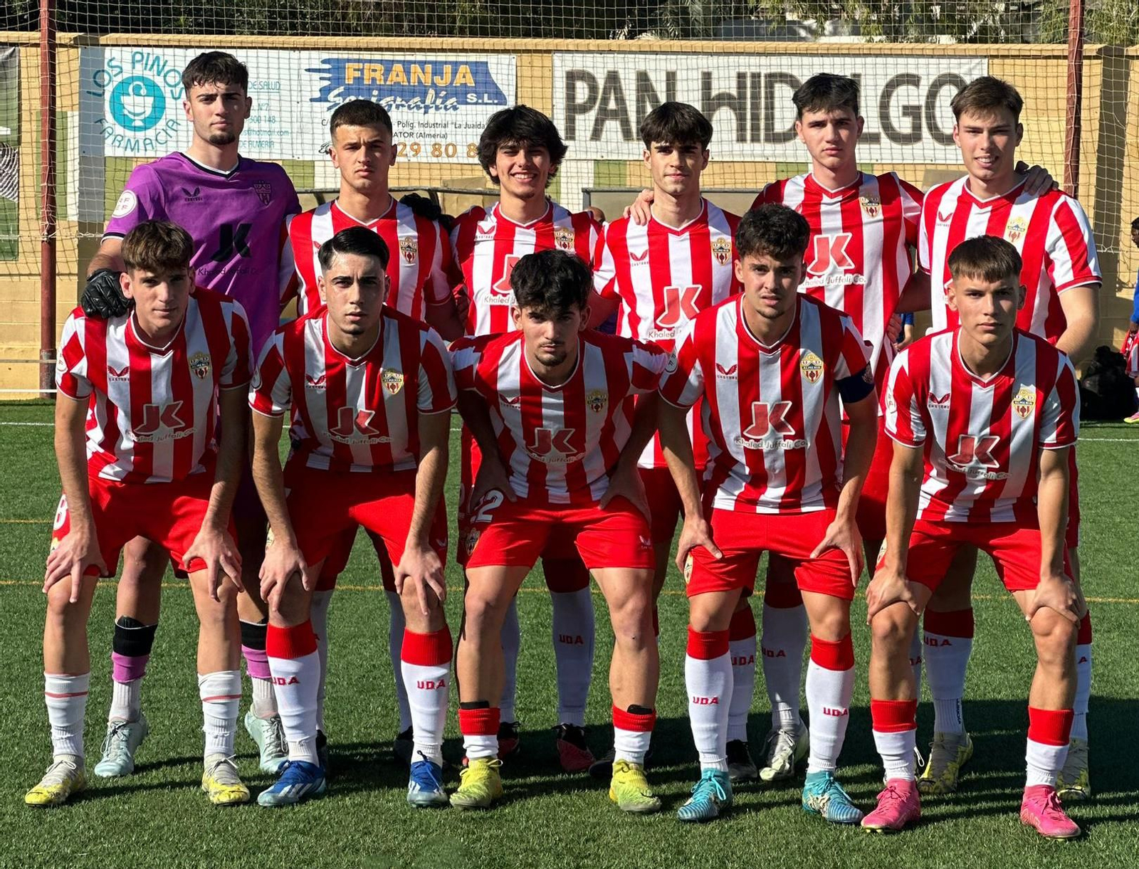 Once presentado por el conjunto rojiblanco en su partido frente al 26 de Febrero.