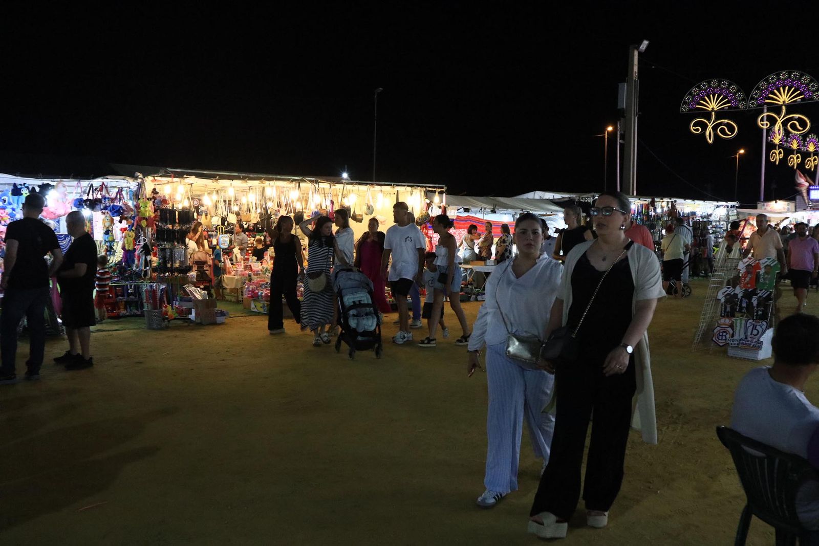 Imágenes del ambiente de Colombinas el día 4 de agosto