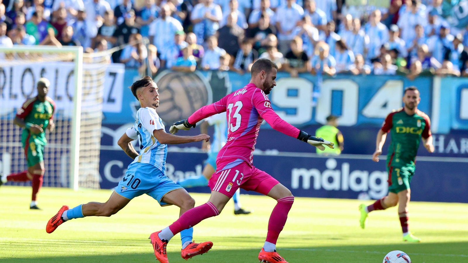 El Málaga CF-Real Oviedo, en fotos