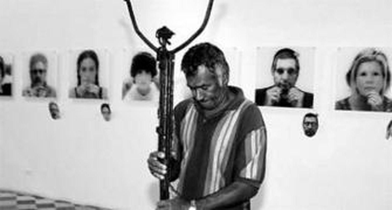 Preparativos de la exposición 'Transartlántica".