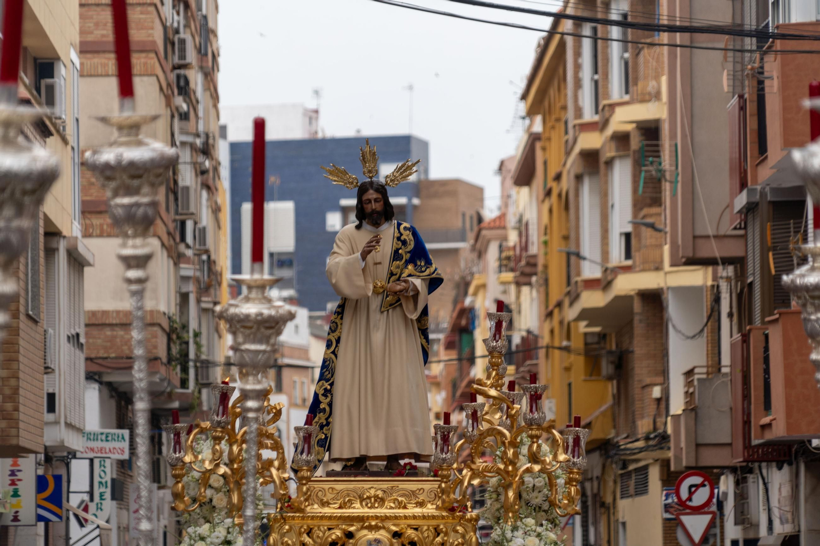 Imágenes del traslado del Cristo del Amor a la Concepción