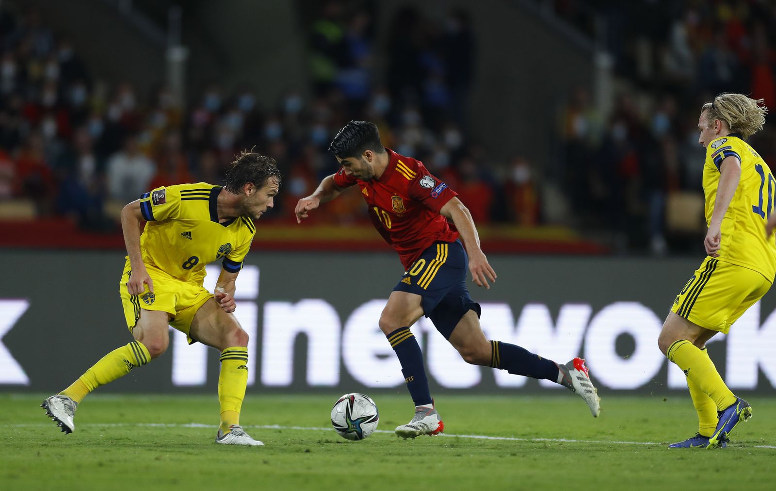 Las imágenes del España-Suecia