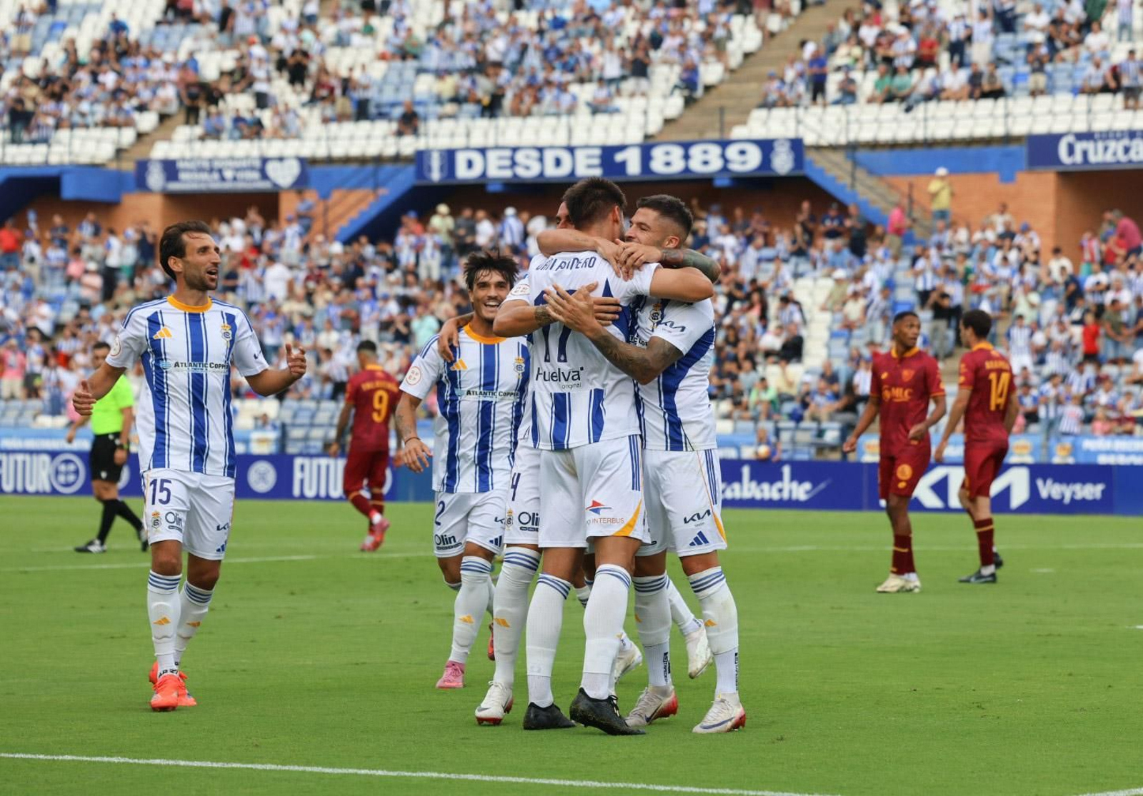 Las mejores imágenes del Recreativo de Huelva- Linares Deportivo