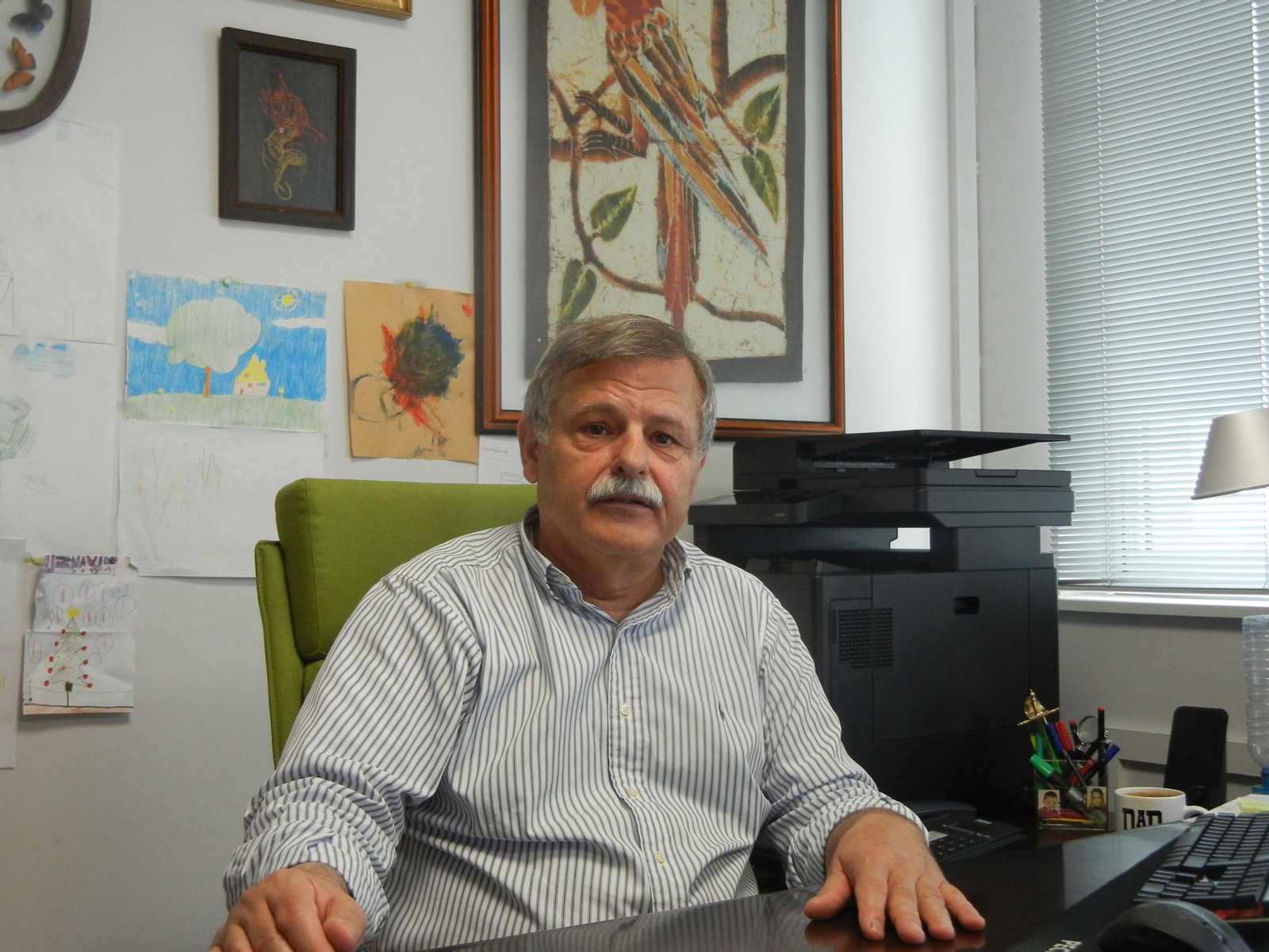 José Antonio Bosch, en su despacho