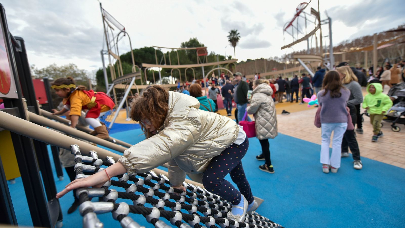 La inauguración del parque Barbésula en Guadiaro, en imágenes