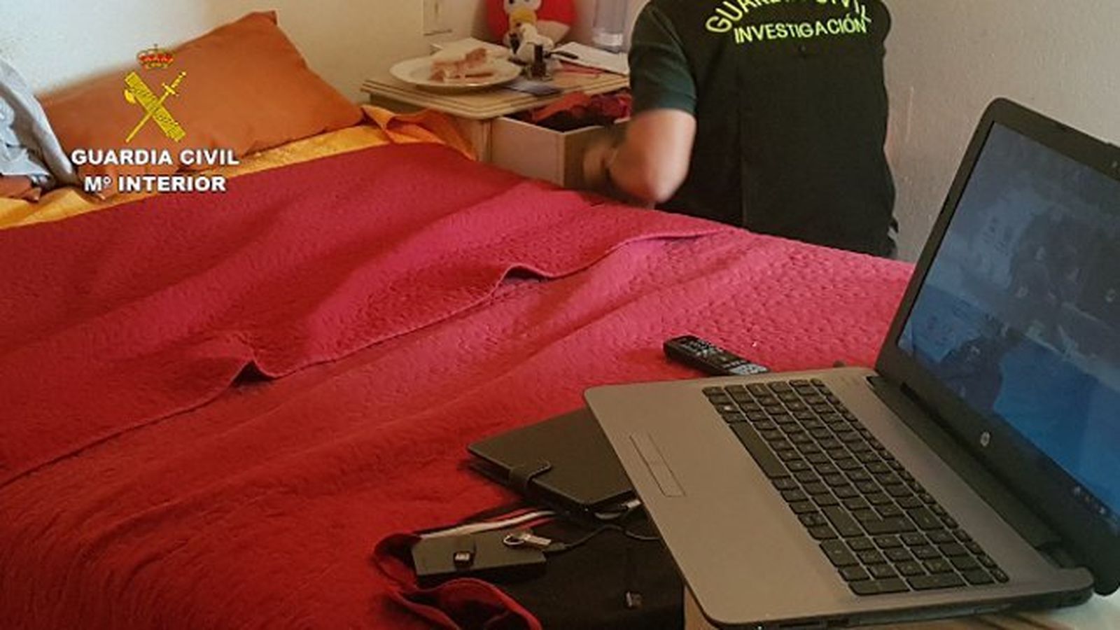 Imagen de un registro domiciliario.