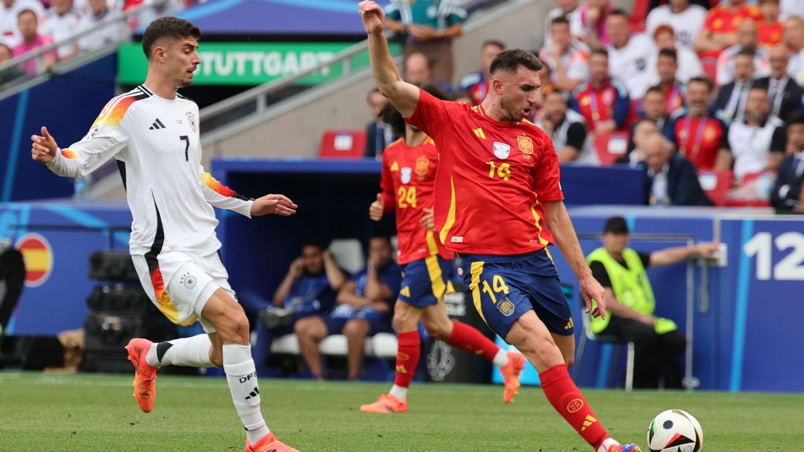 Las mejores fotos del España - Alemania