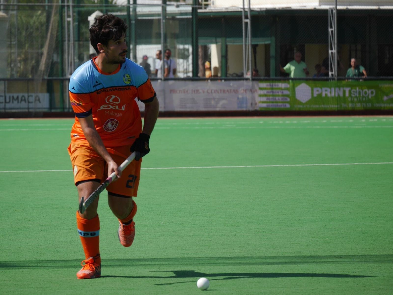 Un partido del Hockey Benalmádena.