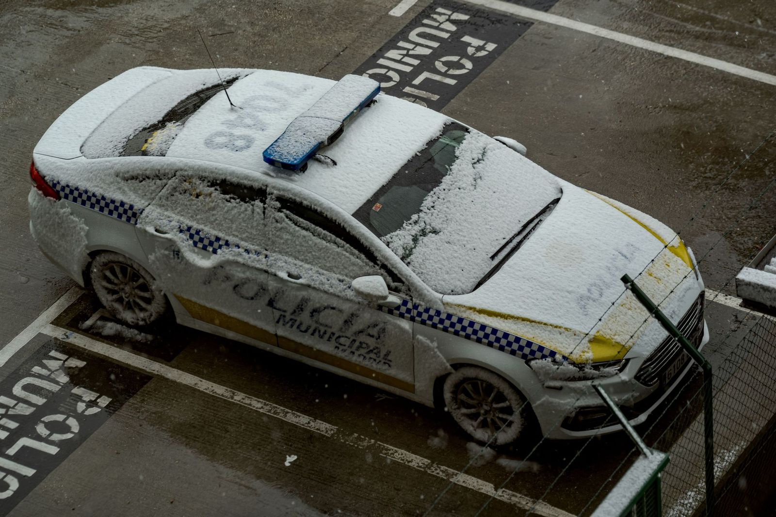 Imágenes de la nevada que ha dejado la borrasca Kristin en Madrid capital