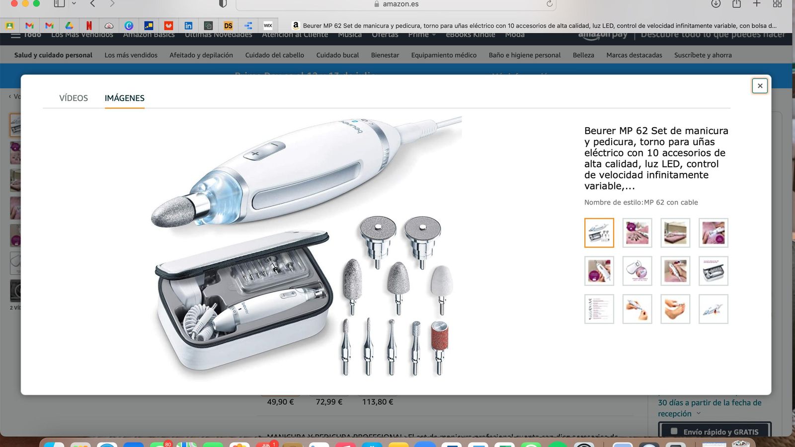 Beurer MP 62 Set de manicura y pedicura