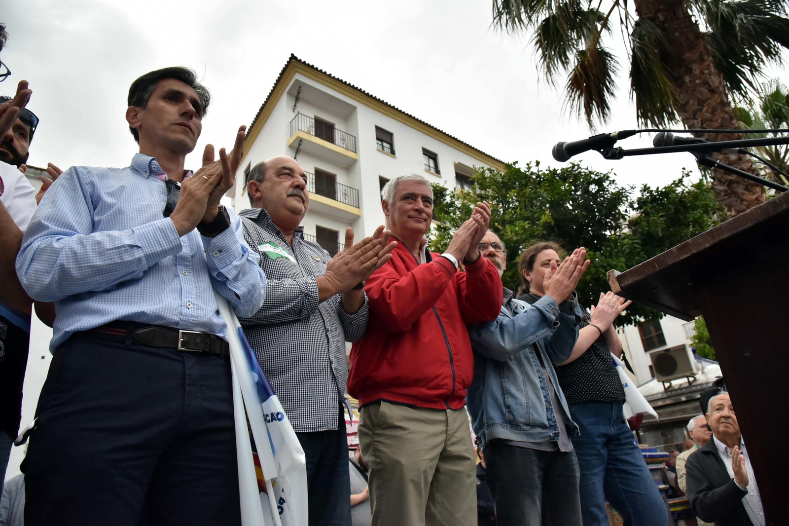 Las imágenes de la manifestación en la Plaza Alta de Algeciras