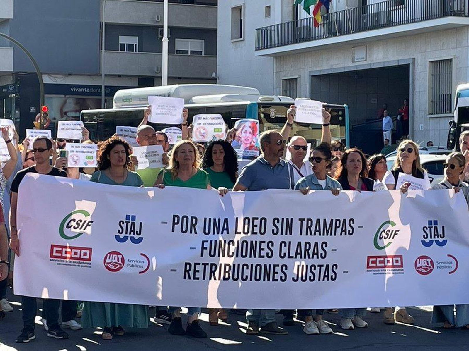 Funcionarios de Justicia de Huelva comienzan hoy tres jornadas de huelga para exigir "condiciones laborales dignas"